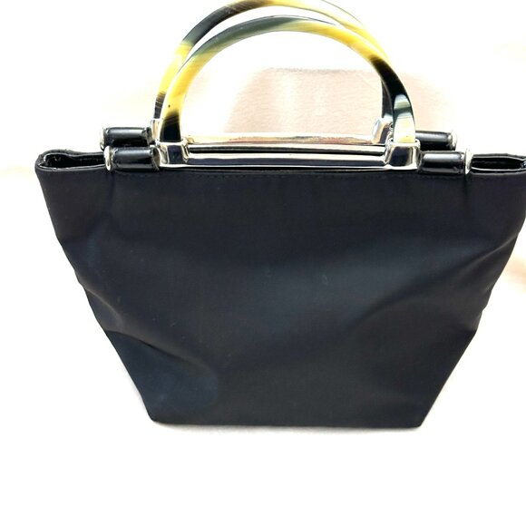 HANDLE BAG WITH TORTOISE (FAUX) OR HORN (FAUX) HANDLE - Picture 5 of 16